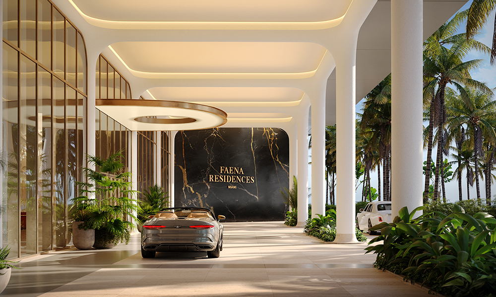 01-Faena-Residences-Miami-Porte-Cochere FAENA RESIDENCES MIAMI