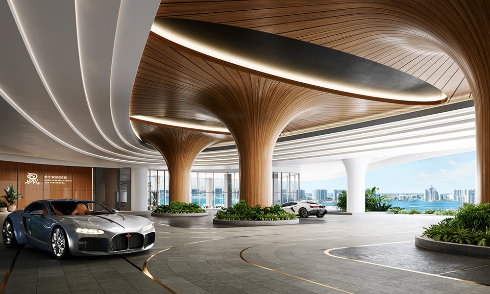 06-St-Regis-Sunny-Isles-Porte-Cochere ST REGIS SUNNY ISLES BEACH