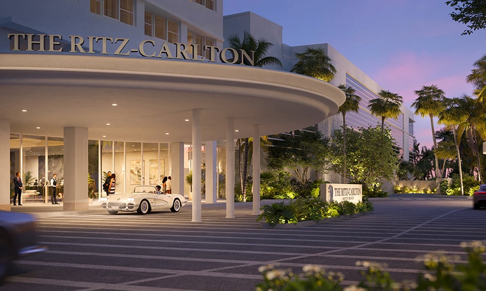 07-Ritz-Carlton-South-Beach-Porte-Cochere RITZ CARLTON RESIDENCES SOUTH BEACH