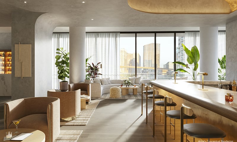 09-Lofty-Welcome-Lounge LOFTY RESIDENCES BRICKELL