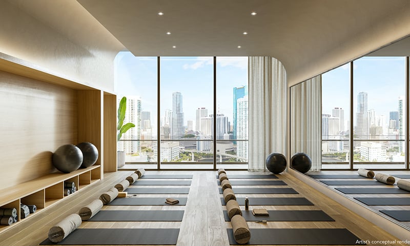 10-Lofty-Yoga-Room LOFTY RESIDENCES BRICKELL