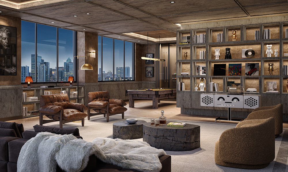 13-The-Rider-Wynwood-Clubroom THE RIDER RESIDENCES