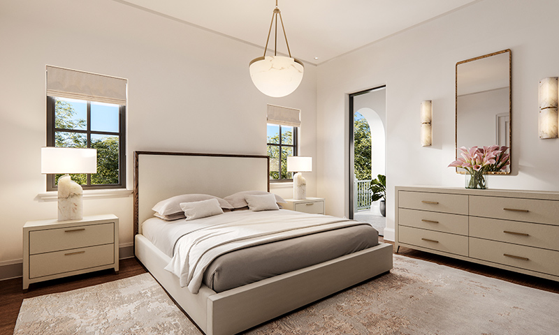 16-The-Village-Coral-Gables-Townhome-Primary-Bedroom THE VILLAGE CORAL GABLES