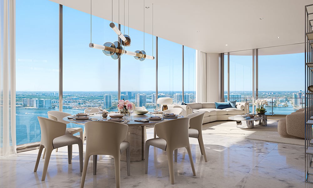 17-St-Regis-Sunny-Isles-Dining-Area ST REGIS SUNNY ISLES BEACH