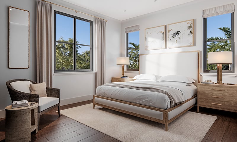 17-The-Village-Coral-Gables-Flats-Primary-Bedroom THE VILLAGE CORAL GABLES