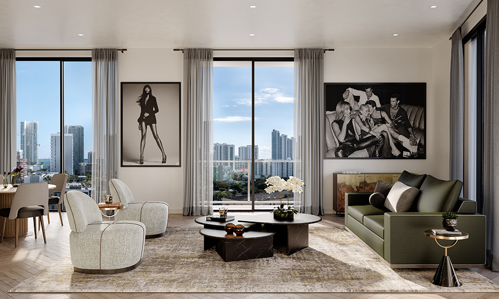 22-The-Rider-Wynwood-Living-Room THE RIDER RESIDENCES