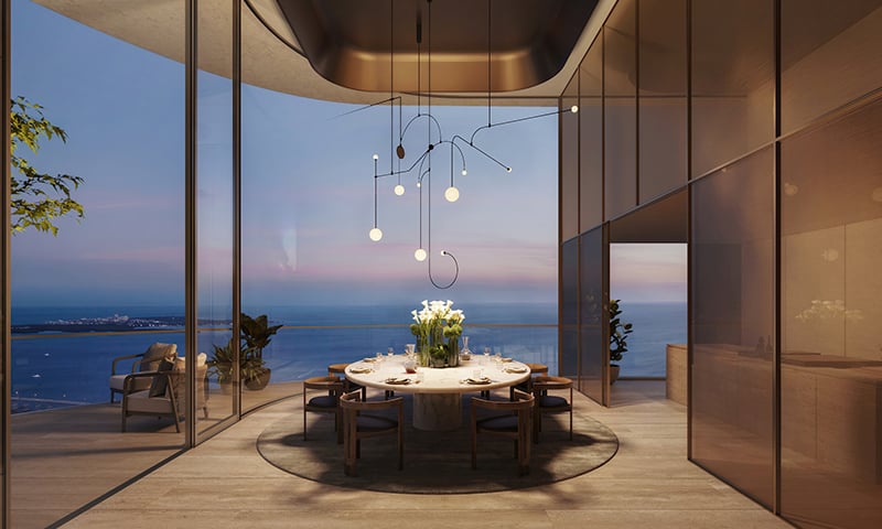 29-1428-Brickell-Dining-Room THE RESIDENCES AT 1428 BRICKELL