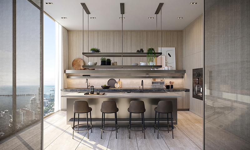 33-1428-Brickell-Kitchen THE RESIDENCES AT 1428 BRICKELL